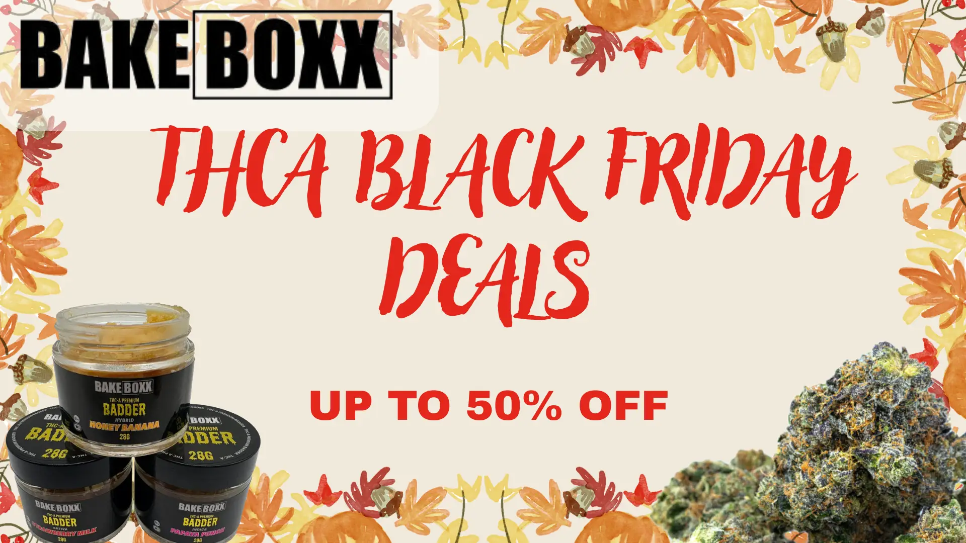 THCA Flower Black Friday - Save on Online Orders